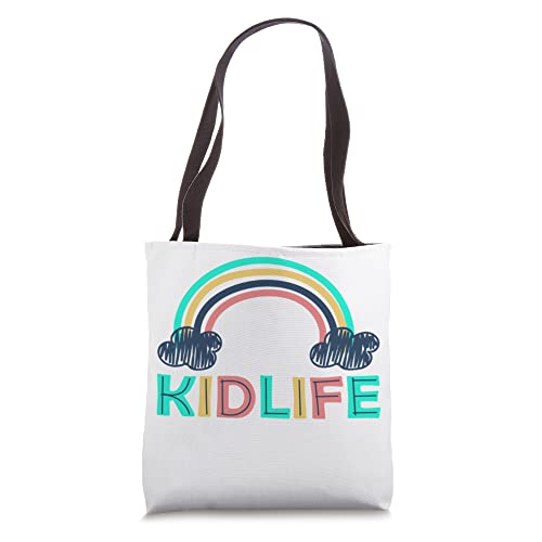 Kidlife is the best with Rainbow Tote Bag