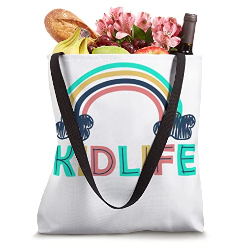 Kidlife is the best with Rainbow Tote Bag