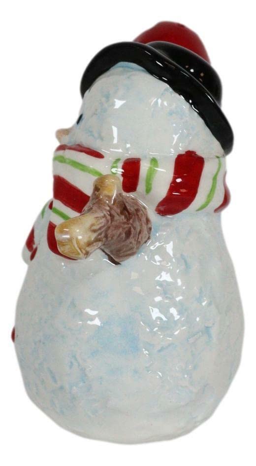 Set Of 1 Santa Claus And Mr Snowman Salt And Pepper Shakers