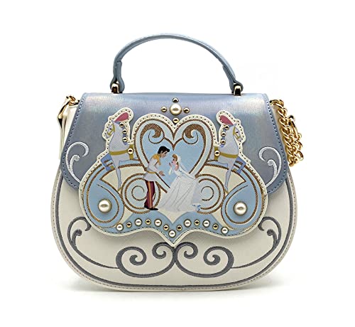 Danielle Nicole X Disney Cinderella Wedding Crossbody Bag - Fashion Cosplay Disneybound Cute Crossbody Bags, Multicolor