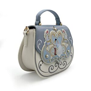 Danielle Nicole X Disney Cinderella Wedding Crossbody Bag - Fashion Cosplay Disneybound Cute Crossbody Bags, Multicolor
