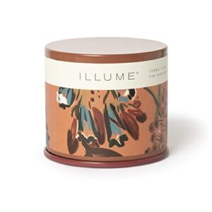 illume beautifully done essentials terra tabac vanity tin scented candle