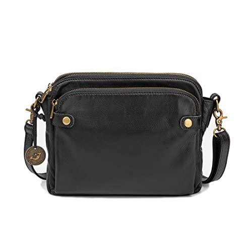 ANSWERYEN Cross Body Clutch, Answeryen Crossbody Leather, Crossbody Leather Shoulder Bags and Clutches for Ladies Women (Black)