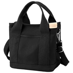 Tote Bag Women Small Satchel Bag Stylish Mini Tote Handbag Canvas Hobo Bag Fashion Crossbody Bag Shoulder Bag 2023