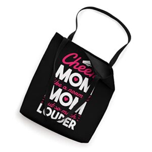 Cheer Mom Design for Cheerleader and Cheerleading Mother Tote Bag