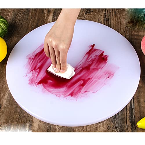 SKIMT Chopping Board Kitchen Household Thickened Plastic Cutting Board, PE Cutting Board Cutting Board, Panel, Round Fruit Cutting Board