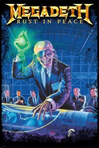 megadeth – music poster (album cover: rust in peace) (size: 24″ x 36″)