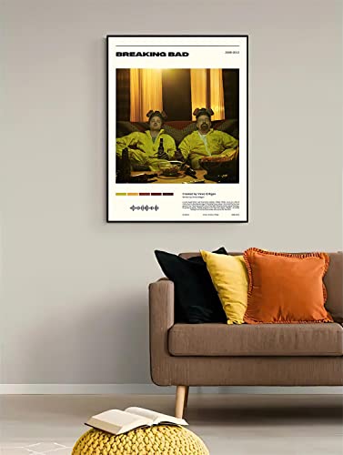 Breaking Bad Poster Movie Posters Canvas Art Picture Print Modern Family Bedroom Aesthetic Decor 12x18inch(30x45cm)