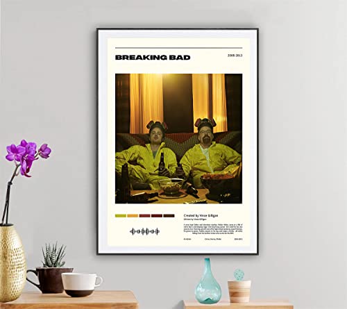 Breaking Bad Poster Movie Posters Canvas Art Picture Print Modern Family Bedroom Aesthetic Decor 12x18inch(30x45cm)