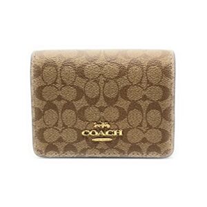 COACH Women's Boxed Mini Wallet On A Chain In Signature Canvas