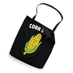 Corn Star Funny Pun Corn On The Cob Funny Corn Tote Bag