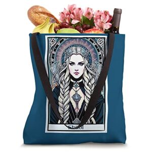 Skadi Norse Goddess, Norse Viking Myth, Runes, Nordic Art Tote Bag