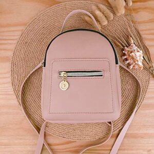 yimini 2023 mini backpack purse for women,leather small backpack hiking travel backpack shoulder crossbody bag for women