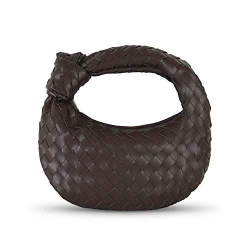 Hand Braided Bags Shoulder Bags Ladies Tote Bags with Knotted Handles