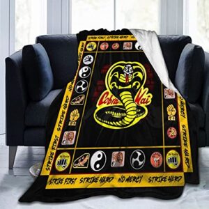 Snake Blanket Ultra-Soft Comfortable Throw Blanket Flannel Blankets Fits Couch Bed Sofa for All Season 50"x40"