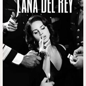 MLY Lana Del Rey Canvas poster music posters for room aesthetic 12x18 Inch Unframed Wall Art Deco Gift For Friends For Fans