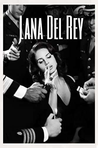 MLY Lana Del Rey Canvas poster music posters for room aesthetic 12x18 Inch Unframed Wall Art Deco Gift For Friends For Fans