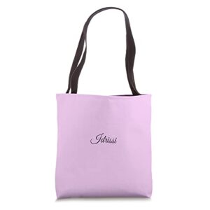 signature bag – idrissi tote bag