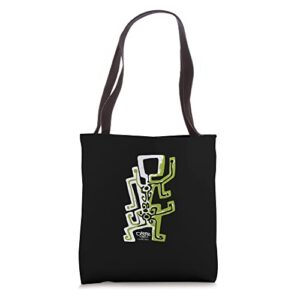 oceanic art tiki abstract tote bag