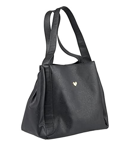 Loulu - Hayden Hobo Handbag - Black