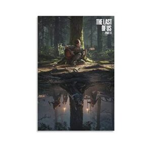 hitecera last of us 2 ellie poster poster decorative painting canvas wall posters and art picture print modern family bedroom decor posters 12x18inch(30x45cm)