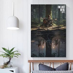 Hitecera Last of US 2 Ellie Poster Poster Decorative Painting Canvas Wall Posters and Art Picture Print Modern Family Bedroom Decor Posters 12x18inch(30x45cm)