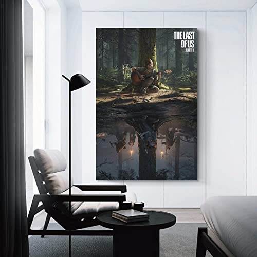 Hitecera Last of US 2 Ellie Poster Poster Decorative Painting Canvas Wall Posters and Art Picture Print Modern Family Bedroom Decor Posters 12x18inch(30x45cm)