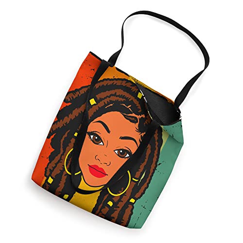 Unapologetically Loc'd Funny Locs Black Queen Women Girls Tote Bag