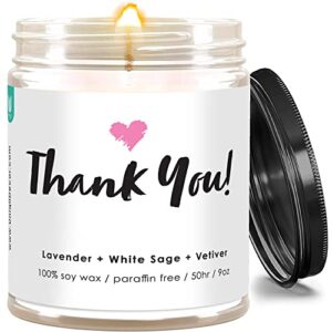 thank you for everything gift candle – candle gifts for women, gag gifts for women, sister gifts for women gag gift for adults, birthday gifts for her aromatherapy soy candles, regalos para mujer
