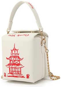lola mae chinese takeout box crossbody bag for women novelty to go case messenger shoulder purse fun naughty handbag…
