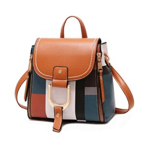 awxzom women’s mini fashion backpack purse mini backpack purse for women, plaid backpack purse for women