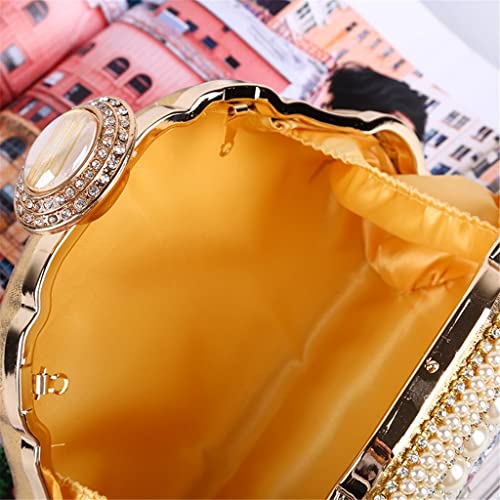 MXIAOXIA Beaded Women Day Clutch Acrylic Handmade Style Party Wedding Evening Bags Dress Crystal Girl Purse