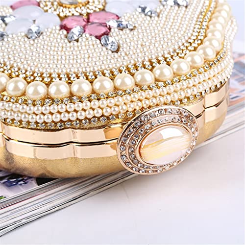 MXIAOXIA Beaded Women Day Clutch Acrylic Handmade Style Party Wedding Evening Bags Dress Crystal Girl Purse