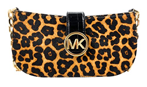 Michael Kors Carmen Small Pouchette Shoulder Bag (Black Multi)