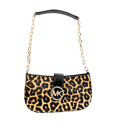 Michael Kors Carmen Small Pouchette Shoulder Bag (Black Multi)