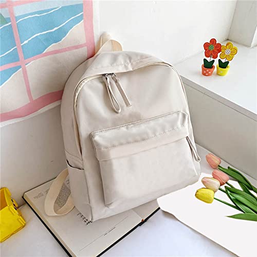 Men And Women Adult Fashion Solid Color Nylon Zipper Large Capacity Student Mini Sunflower Backpack Purse