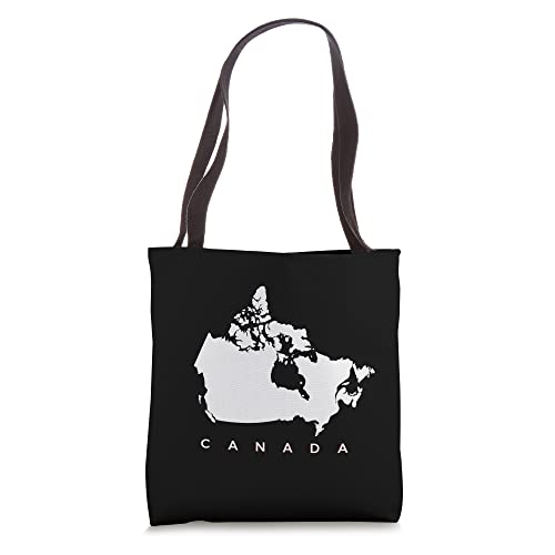 Canadian Country Canadian Map of Canadian Tote Bag