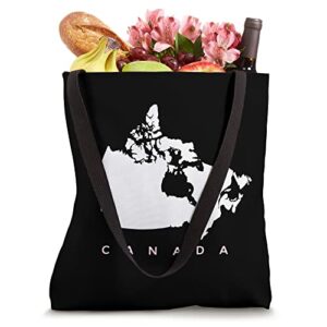 Canadian Country Canadian Map of Canadian Tote Bag