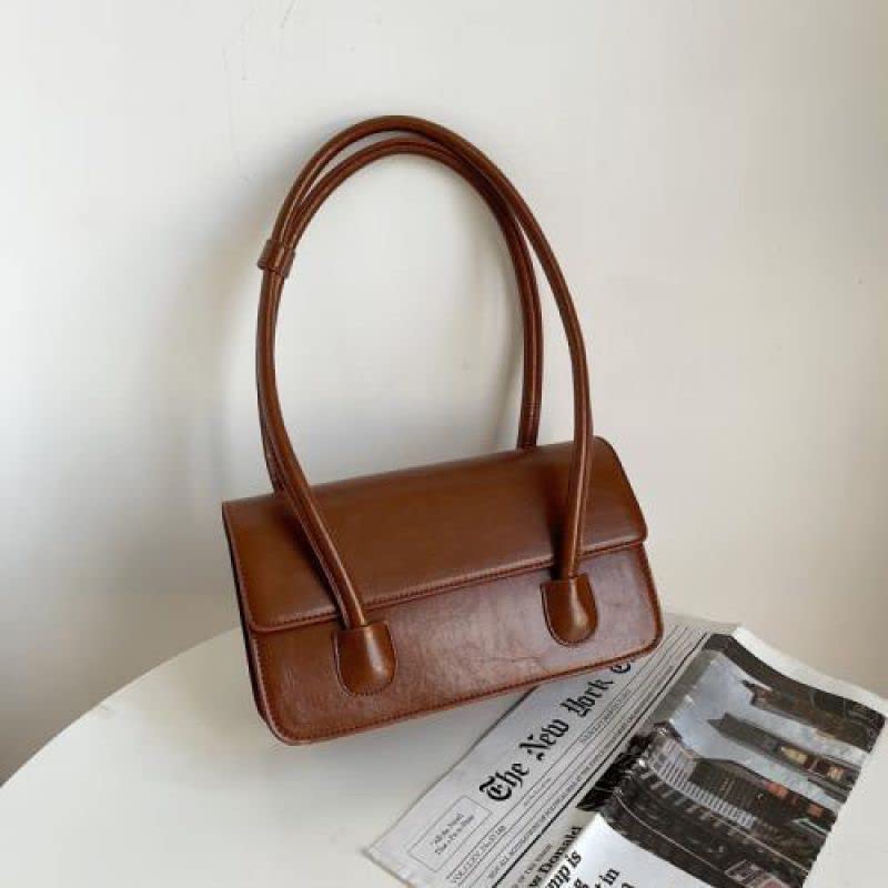 Chloe soo Shoulder Bag for Women Leather Brown Tote Bag Large Work Bag 14BN
