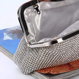 Gaoxin Party Cross Handbag Diamond Women Shoulder Evening Fashion Clutch Bag Rhinestone Bag Flat Hard Clutch Wallet