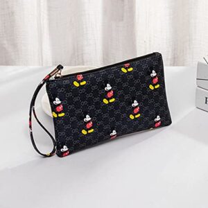 cute cartoon women’s wallet long clutch bag, 2023 the newest largecapacity zipper ladies wallet card case mobile phone bag, 1pc