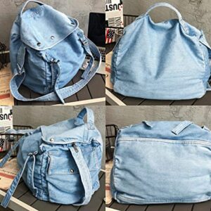 Denim Shoulder Bag for Women Men Large Hobo Bag Crossbody Bag Tote Handbag Messenger Bag Purse Satchel Fashion Bags