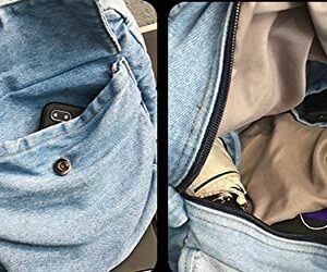 Denim Shoulder Bag for Women Men Large Hobo Bag Crossbody Bag Tote Handbag Messenger Bag Purse Satchel Fashion Bags