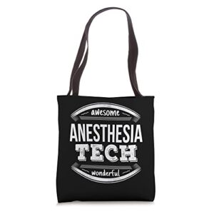 anesthesia tech gifts appreciation funny job tote bag