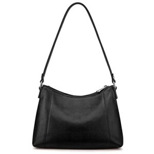 s-zone small leather purses for women shoulder hobo bags and handbags with outside pocket