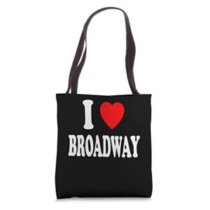 I Heart (Love) Broadway Musical Performance Song Dance Tote Bag