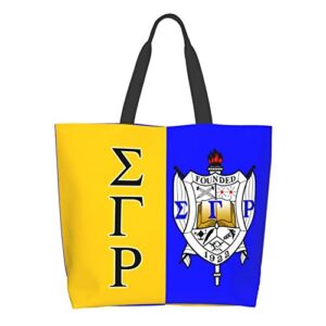 Women'S Tote Bags Sigma Gamma Rho Tote Bag, Everyday Shopping Stylish Simple Tote Bag