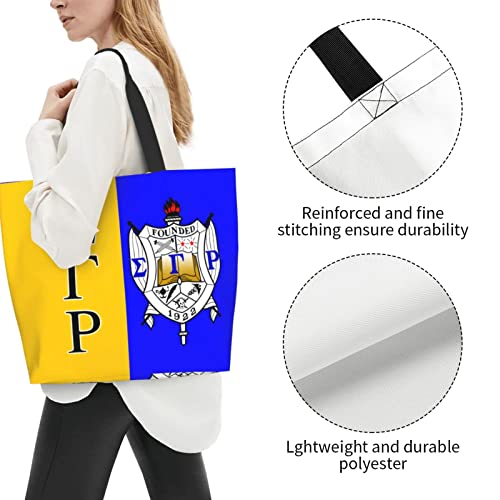 Women'S Tote Bags Sigma Gamma Rho Tote Bag, Everyday Shopping Stylish Simple Tote Bag