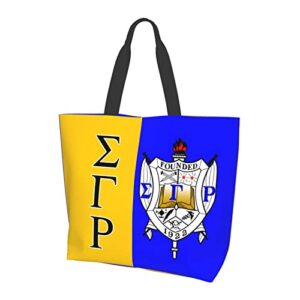 Women'S Tote Bags Sigma Gamma Rho Tote Bag, Everyday Shopping Stylish Simple Tote Bag