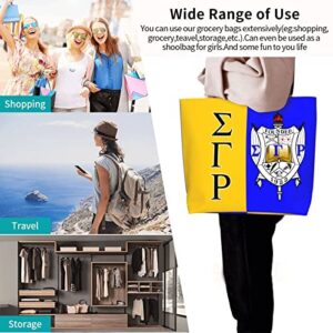 Women'S Tote Bags Sigma Gamma Rho Tote Bag, Everyday Shopping Stylish Simple Tote Bag